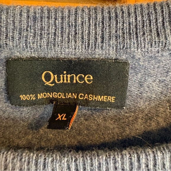 Quince Cashmere Sweater Womens XL fits a Sm/Med Cozy Cabincore READ description - Picture 2 of 12